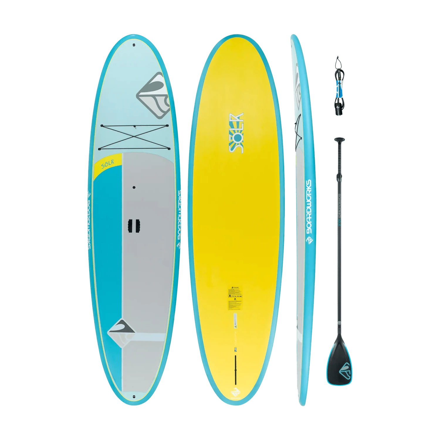 Solr 10'6" All-Around Paddle Board With Paddle And Leash 3 Solr 10'6" All-Around Paddle Board With Paddle And Leash