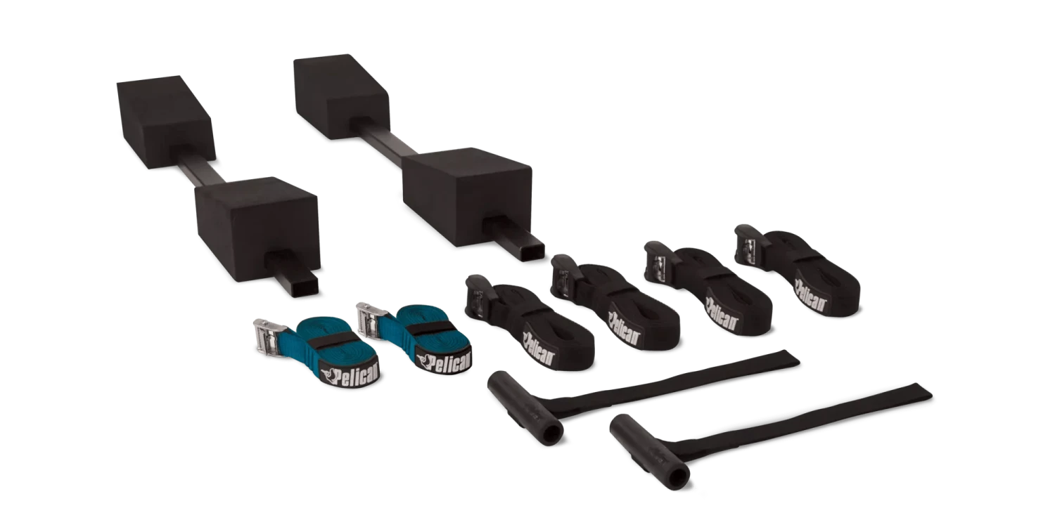 Pelican DLX SUP Or Kayak Car-Top Carrier Kit 3 Pelican DLX SUP Or Kayak Car-Top Carrier Kit